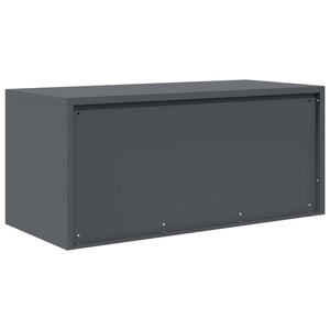 Ντουλάπι αποθήκευσης Ανθρακί 90 x 40 x 40 εκ Ατσάλι