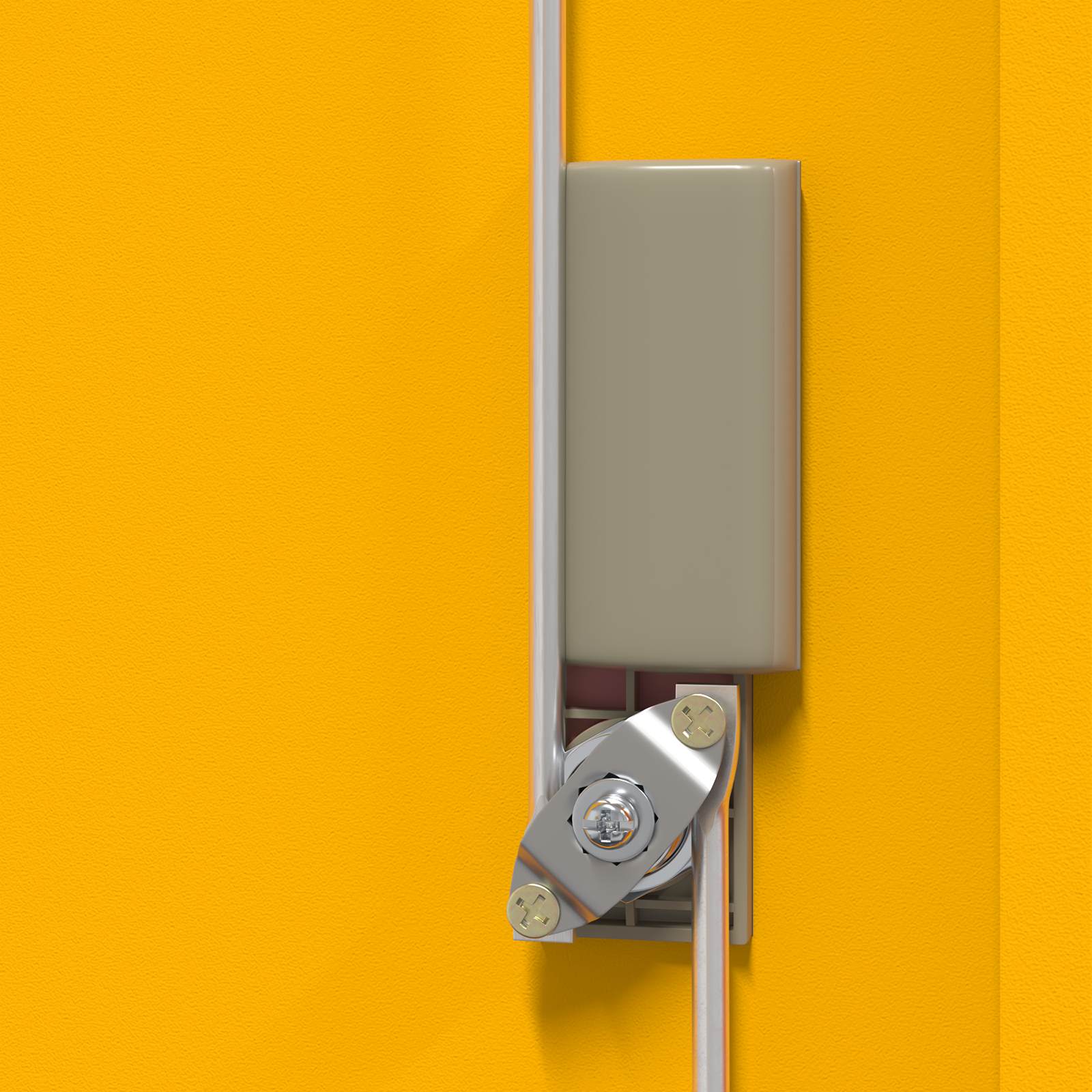 Ντουλάπι αποθήκευσης Χαμομηλί κίτρινο 90 x 40 x 40 εκ Ατσάλι - Pakobazaar