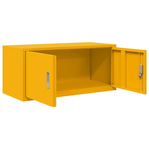 Ντουλάπι αποθήκευσης Χαμομηλί κίτρινο 90 x 40 x 40 εκ Ατσάλι - Pakobazaar