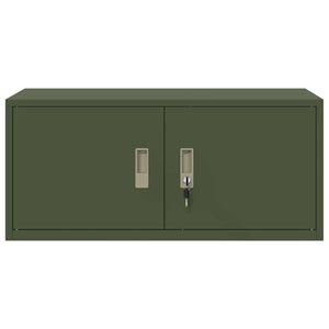 Ντουλάπι αποθήκευσης Ελιά Πράσινη 90 x 40 x 40 εκ Ατσάλι - Pakobazaar