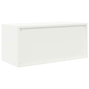 Ντουλάπι αποθήκευσης Λευκός 90 x 40 x 40 εκ Ατσάλι - Pakobazaar