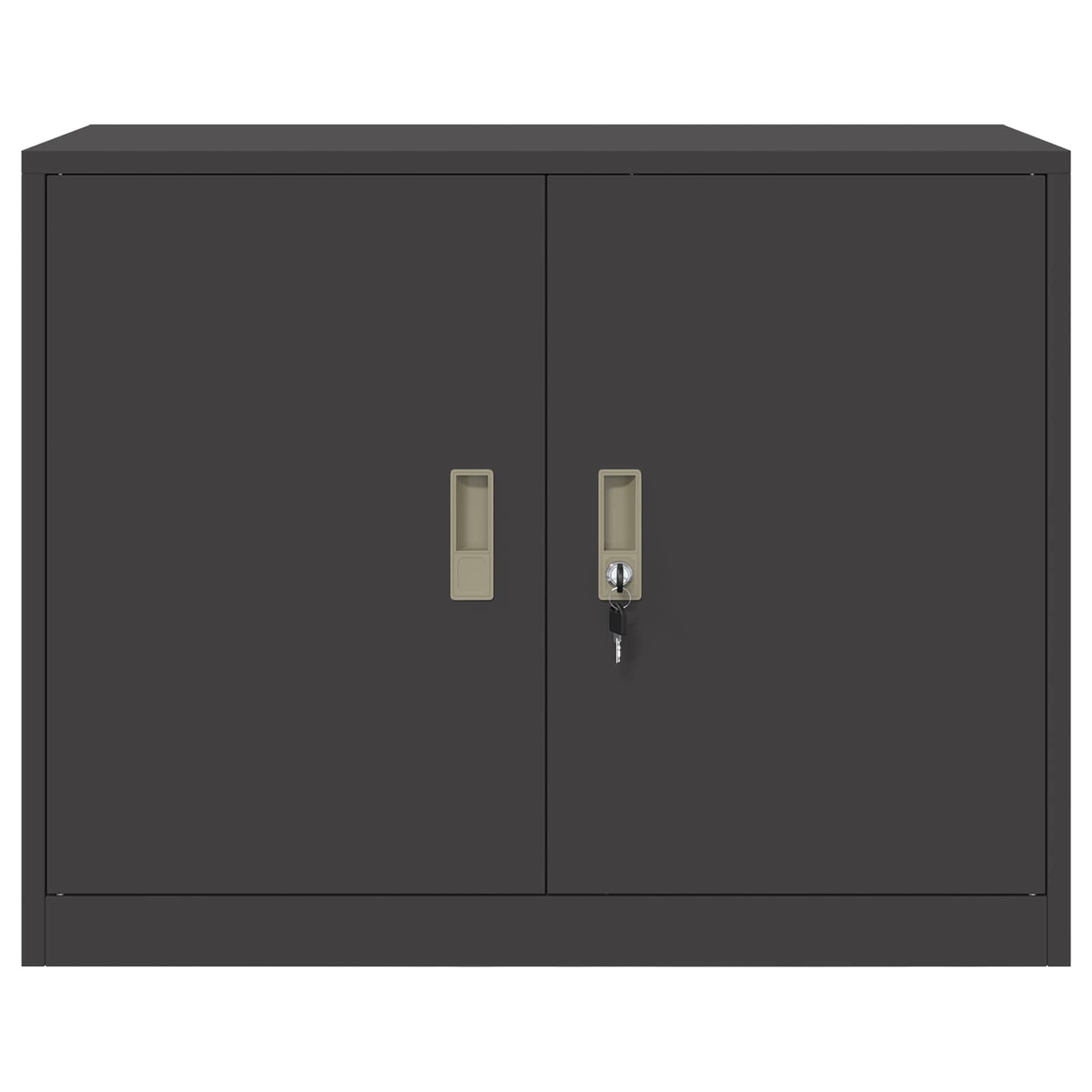 Ντουλάπι αποθήκευσης Μαύρο 90 x 40 x 70 cm Ατσάλι - Pakobazaar