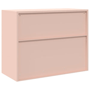 Ντουλάπι αποθήκευσης Ροζ 90 x 40 x 70 cm Ατσάλι - Pakobazaar