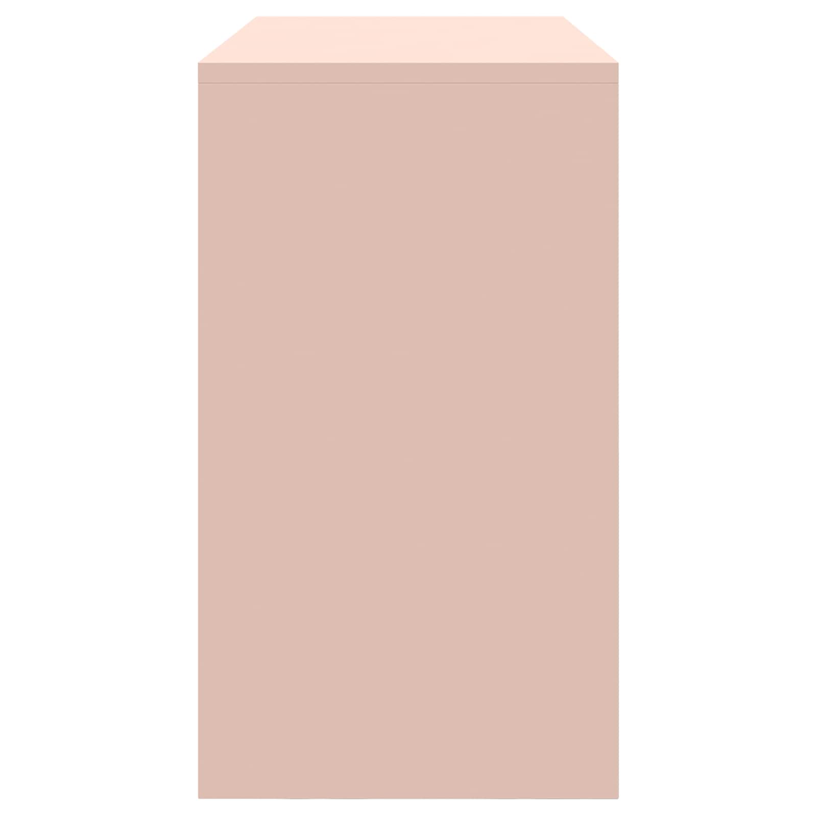 Ντουλάπι αποθήκευσης Ροζ 90 x 40 x 70 cm Ατσάλι - Pakobazaar