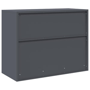 Ντουλάπι αποθήκευσης Ανθρακί 90 x 40 x 70 cm Ατσάλι - Pakobazaar