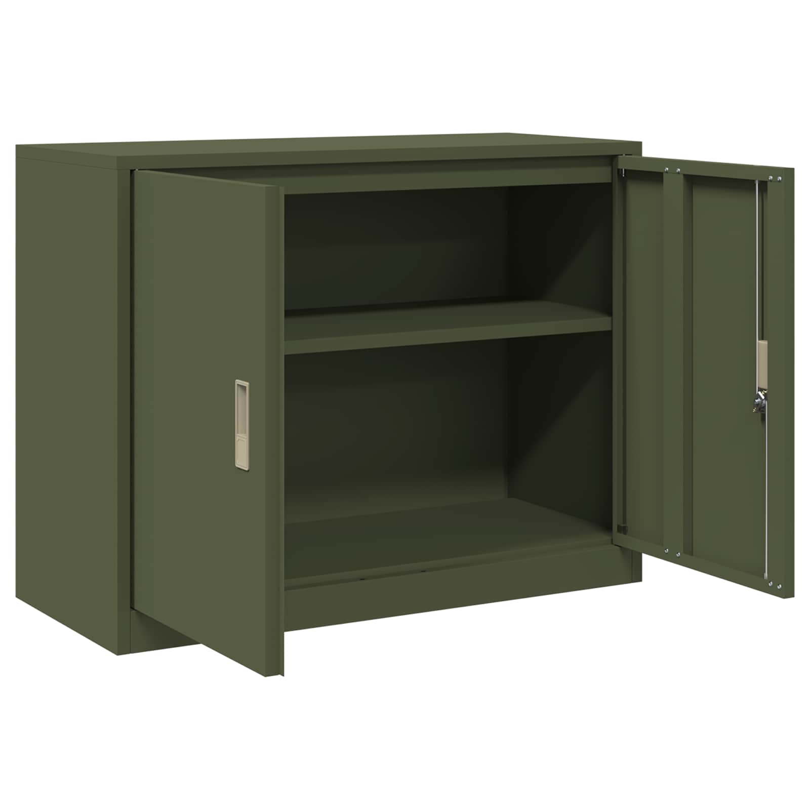 Ντουλάπι αποθήκευσης Ελιά Πράσινη 90 x 40 x 70 cm Ατσάλι - Pakobazaar