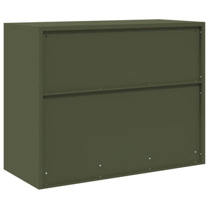 Ντουλάπι αποθήκευσης Ελιά Πράσινη 90 x 40 x 70 cm Ατσάλι - Pakobazaar