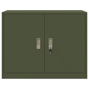 Ντουλάπι αποθήκευσης Ελιά Πράσινη 90 x 40 x 70 cm Ατσάλι - Pakobazaar