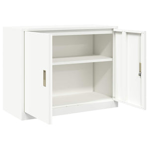 Ντουλάπι αποθήκευσης Λευκός 90 x 40 x 70 cm Ατσάλι - Pakobazaar
