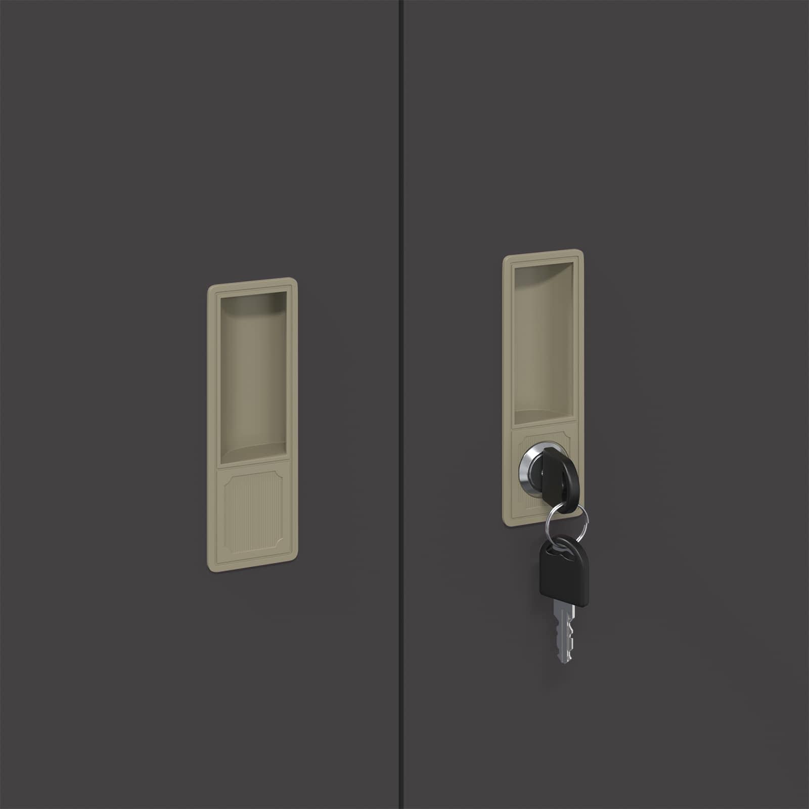 Ντουλάπι αποθήκευσης Μαύρο 90 x 40 x 90 cm Ατσάλι - Pakobazaar