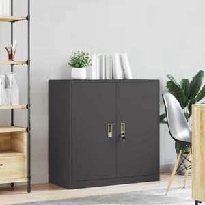 Ντουλάπι αποθήκευσης Μαύρο 90 x 40 x 90 cm Ατσάλι - Pakobazaar