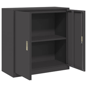 Ντουλάπι αποθήκευσης Μαύρο 90 x 40 x 90 cm Ατσάλι - Pakobazaar