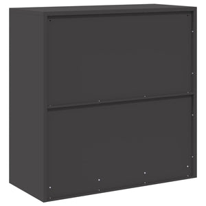 Ντουλάπι αποθήκευσης Μαύρο 90 x 40 x 90 cm Ατσάλι - Pakobazaar