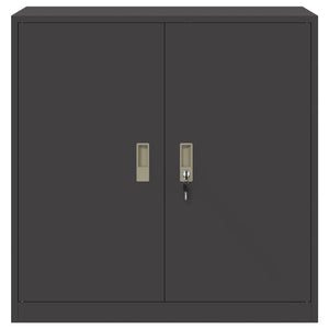 Ντουλάπι αποθήκευσης Μαύρο 90 x 40 x 90 cm Ατσάλι - Pakobazaar