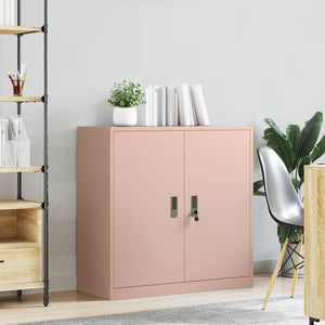 Ντουλάπι αποθήκευσης Ροζ 90 x 40 x 90 cm Ατσάλι - Pakobazaar