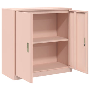 Ντουλάπι αποθήκευσης Ροζ 90 x 40 x 90 cm Ατσάλι - Pakobazaar
