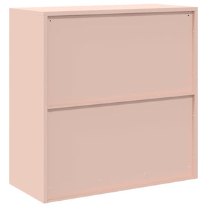 Ντουλάπι αποθήκευσης Ροζ 90 x 40 x 90 cm Ατσάλι - Pakobazaar