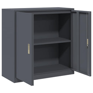 Ντουλάπι αποθήκευσης Ανθρακί 90 x 40 x 90 cm Ατσάλι - Pakobazaar