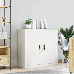 Ντουλάπι αποθήκευσης Λευκός 90 x 40 x 90 cm Ατσάλι - Pakobazaar