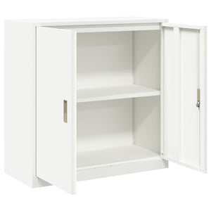 Ντουλάπι αποθήκευσης Λευκός 90 x 40 x 90 cm Ατσάλι - Pakobazaar