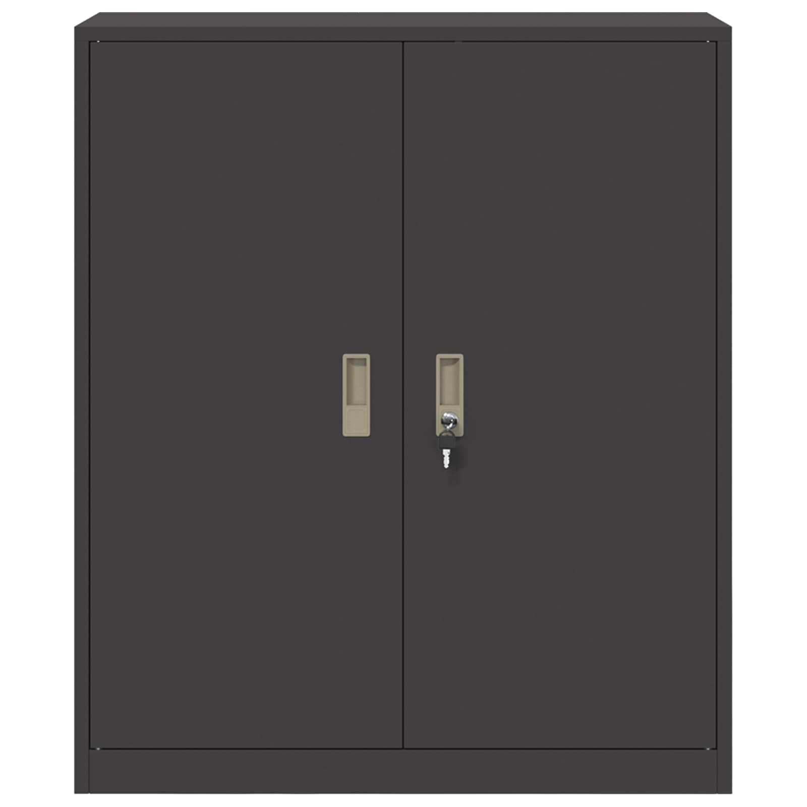 Ντουλάπι αποθήκευσης Μαύρο 90 x 40 x 105 cm Ατσάλι - Pakobazaar