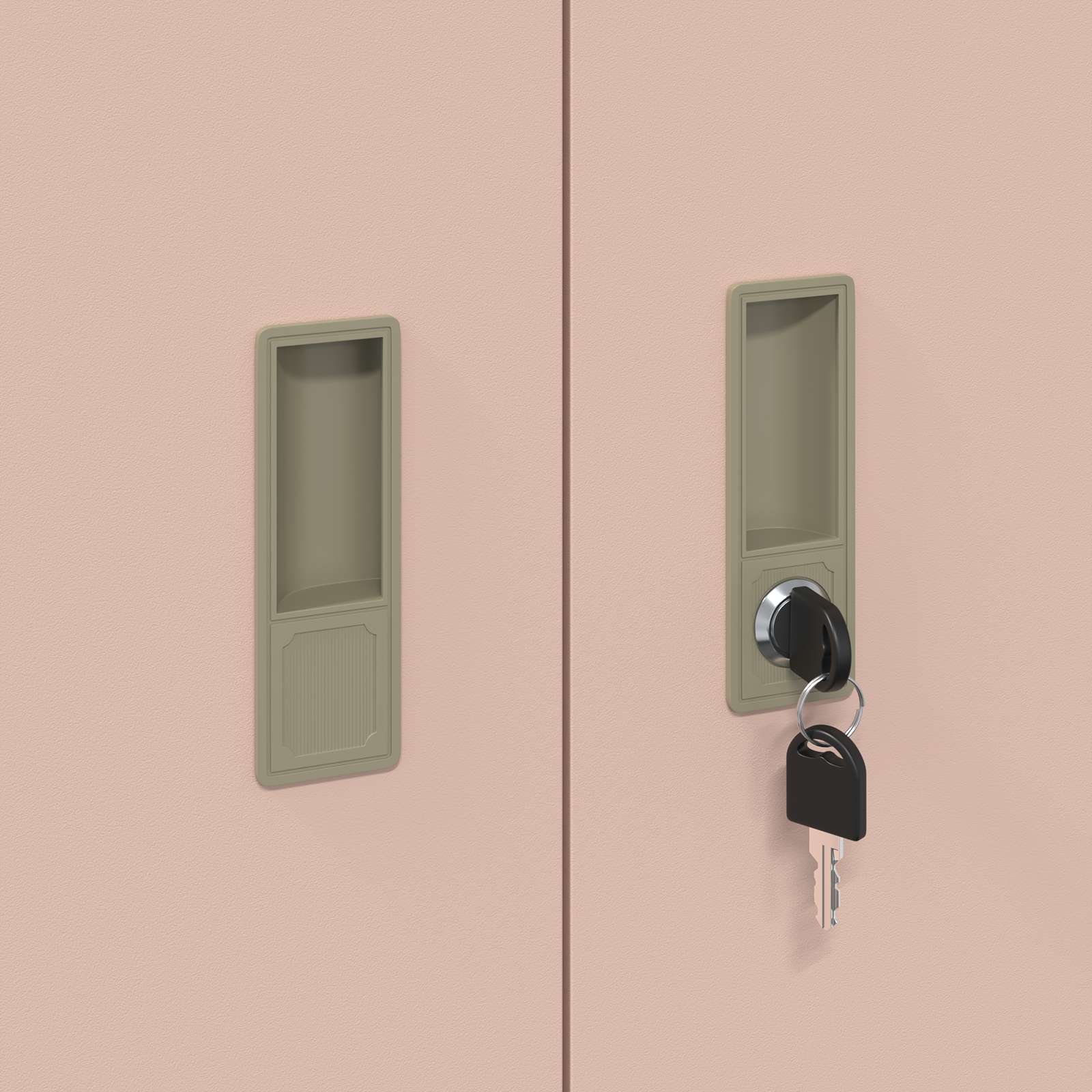 Ντουλάπι αποθήκευσης Ροζ 90 x 40 x 105 cm Ατσάλι - Pakobazaar