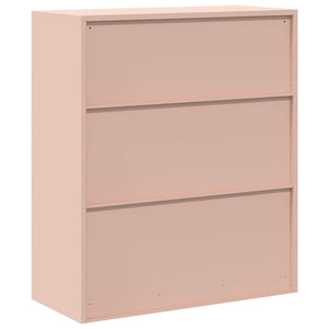 Ντουλάπι αποθήκευσης Ροζ 90 x 40 x 105 cm Ατσάλι - Pakobazaar