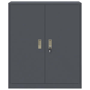 Ντουλάπι αποθήκευσης Ανθρακί 90 x 40 x 105 cm Ατσάλι - Pakobazaar