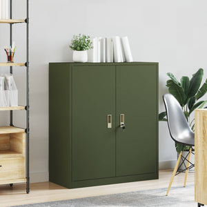 Ντουλάπι αποθήκευσης Ελιά Πράσινη 90 x 40 x 105 cm Ατσάλι - Pakobazaar