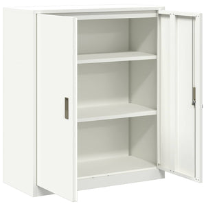 Ντουλάπι αποθήκευσης Λευκός 90 x 40 x 105 cm Ατσάλι - Pakobazaar