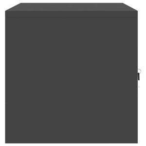 Ντουλάπι αποθήκευσης Μαύρο 80 x 40 x 40 cm Ατσάλι - Pakobazaar