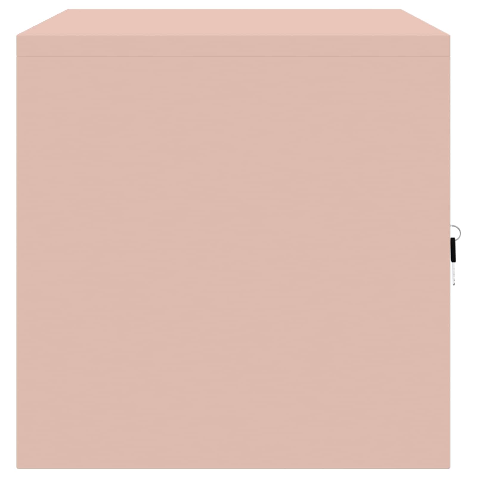 Ντουλάπι αποθήκευσης Ροζ 80 x 40 x 40 cm Ατσάλι - Pakobazaar