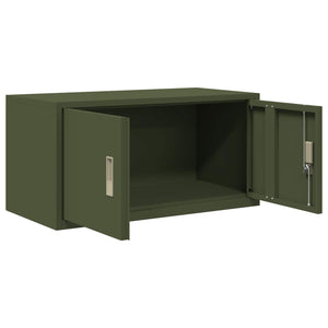 Ντουλάπι αποθήκευσης Ελιά Πράσινη 80 x 40 x 40 cm Ατσάλι