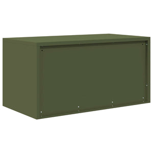 Ντουλάπι αποθήκευσης Ελιά Πράσινη 80 x 40 x 40 cm Ατσάλι