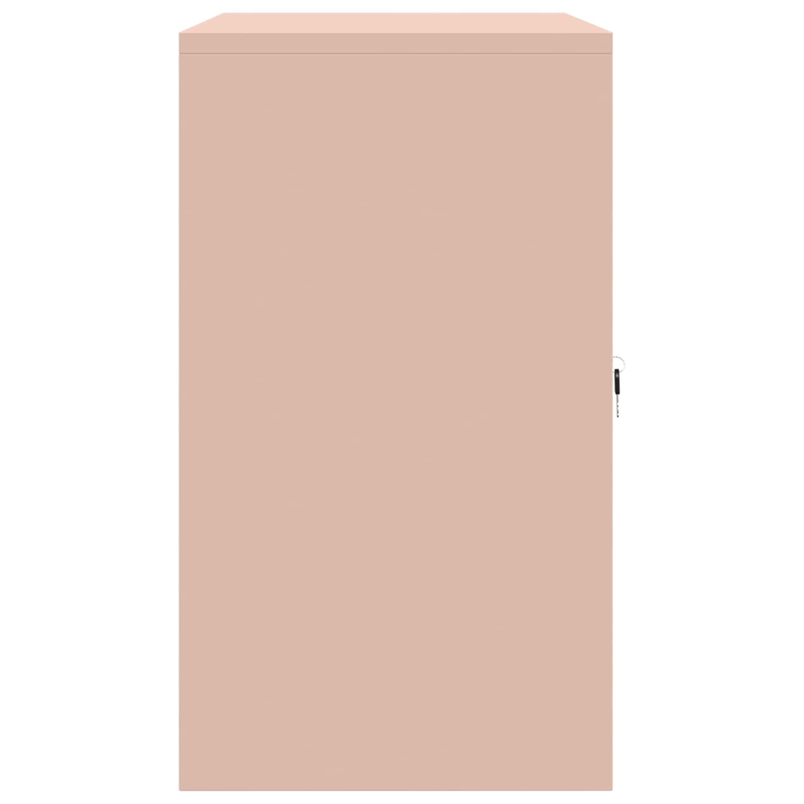 Ντουλάπι αποθήκευσης Ροζ 80 x 40 x 70 εκ Ατσάλι - Pakobazaar