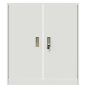 Ντουλάπι αποθήκευσης Λευκός 80 x 40 x 90 εκ Ατσάλι