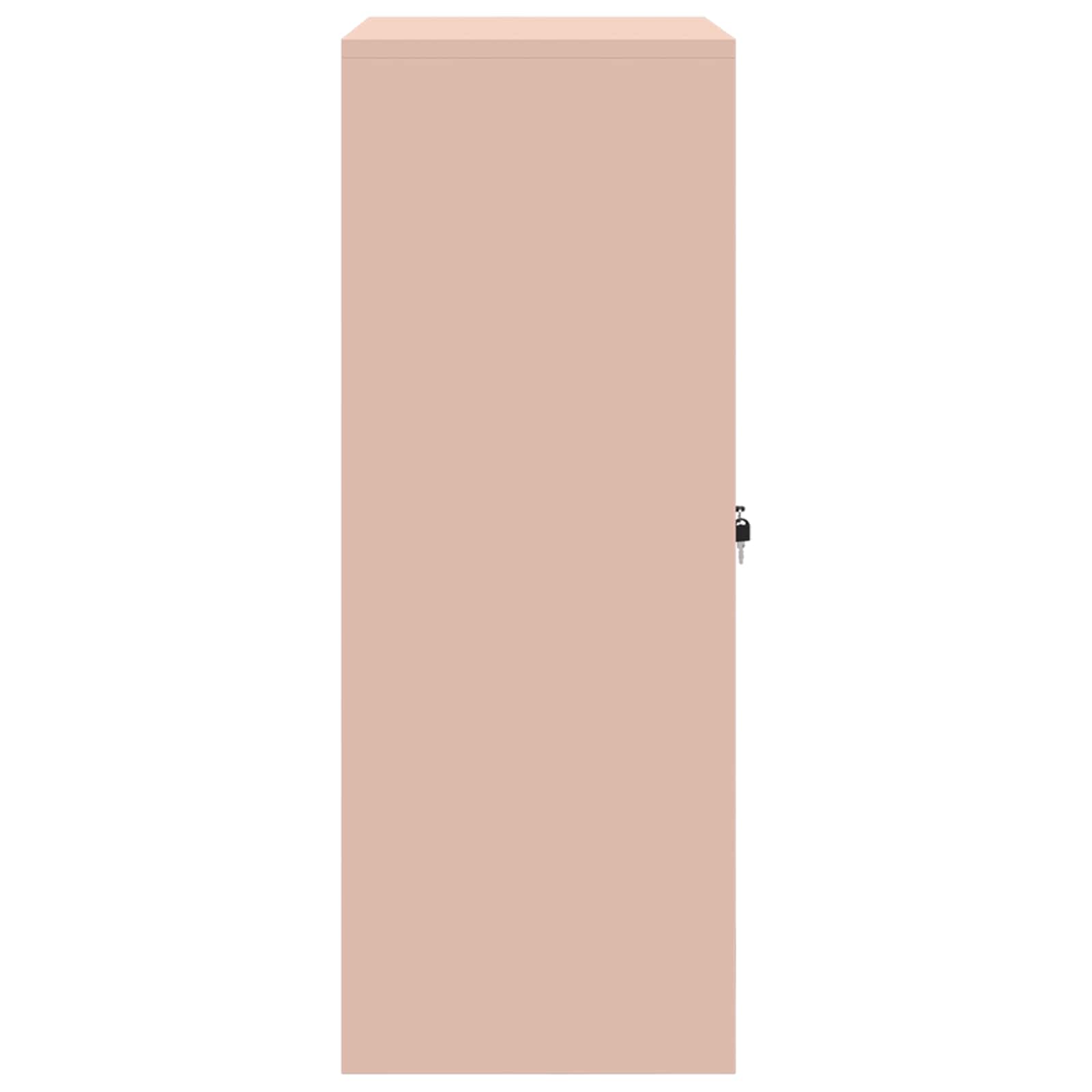 Ντουλάπι αποθήκευσης Ροζ 80 x 40 x 105 εκ Ατσάλι - Pakobazaar