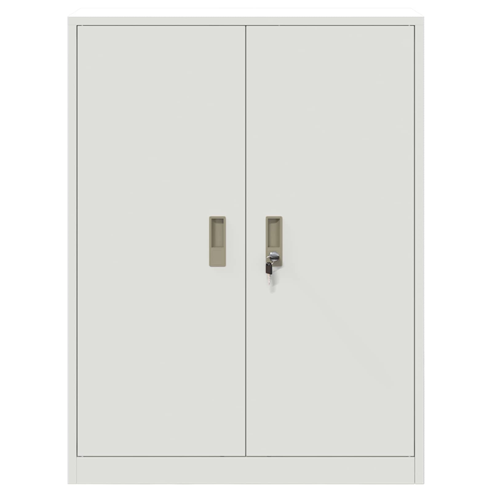 Ντουλάπι αποθήκευσης Λευκός 80 x 40 x 105 εκ Ατσάλι - Pakobazaar