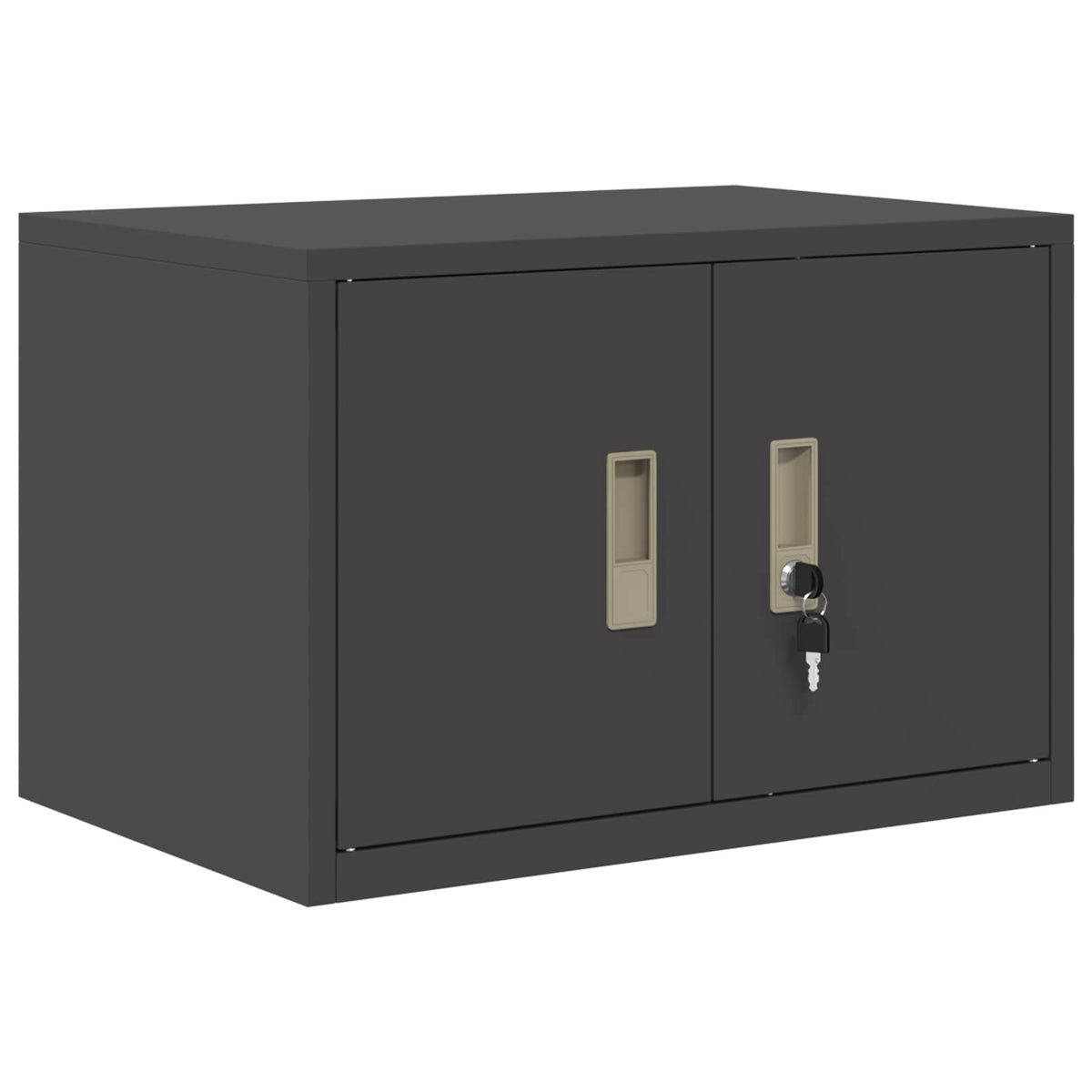 Ντουλάπι αποθήκευσης Μαύρο 60 x 40 x 40 εκ. Ατσάλι