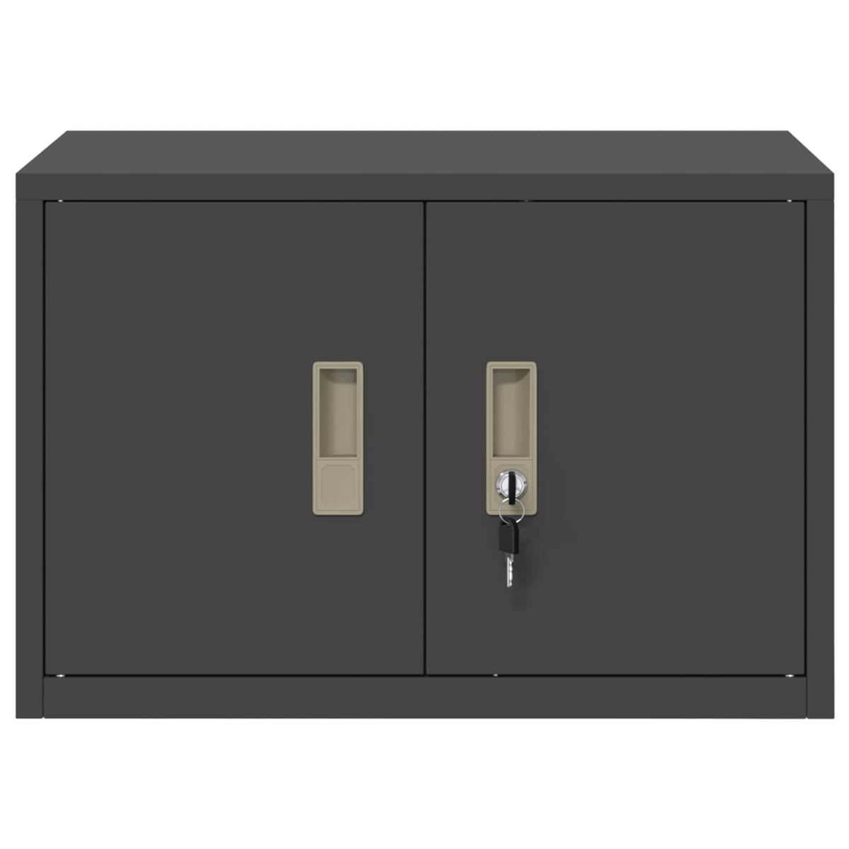 Ντουλάπι αποθήκευσης Μαύρο 60 x 40 x 40 εκ. Ατσάλι