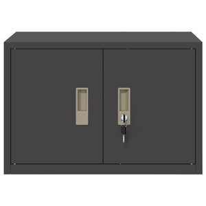 Ντουλάπι αποθήκευσης Μαύρο 60 x 40 x 40 εκ. Ατσάλι
