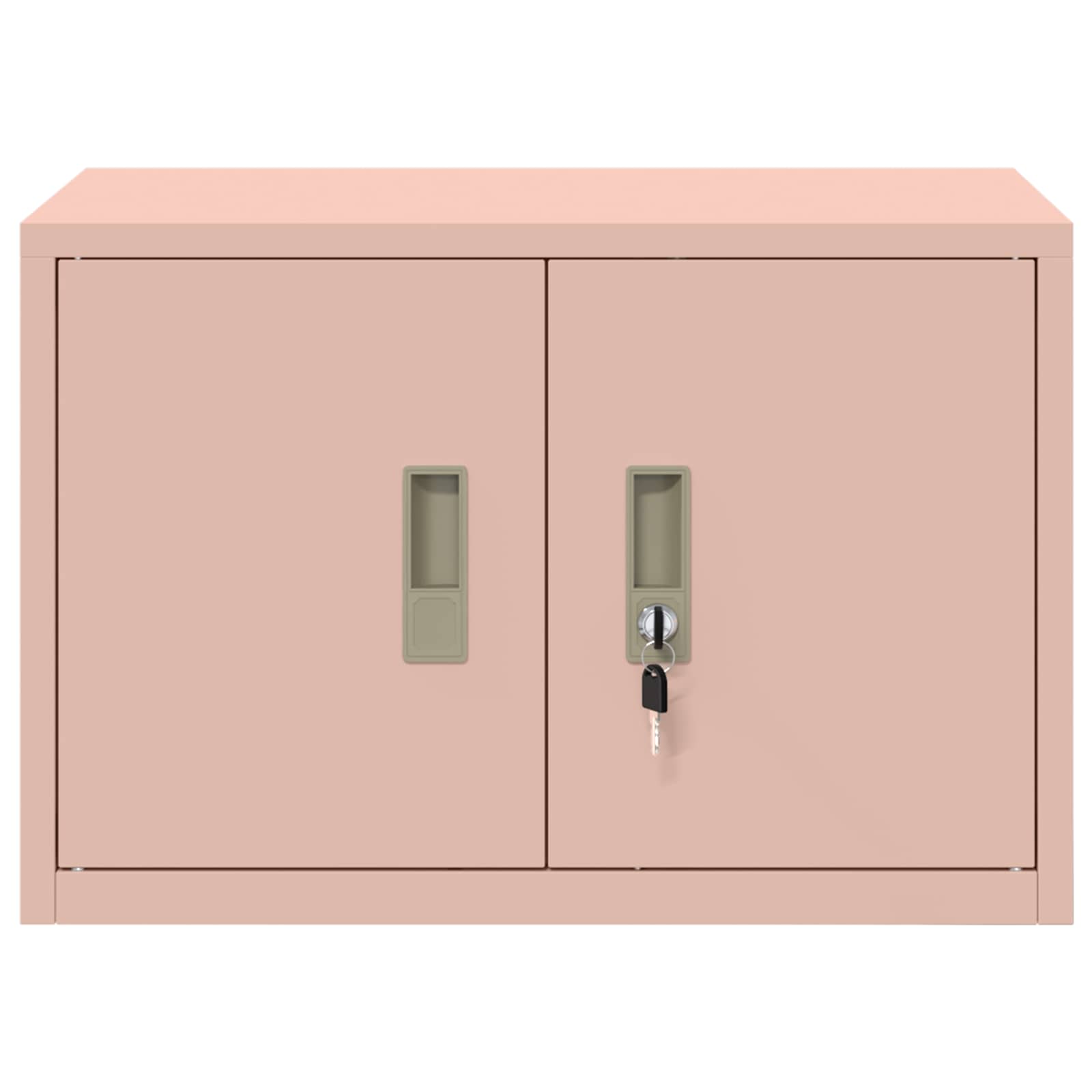 Ντουλάπι αποθήκευσης Ροζ 60 x 40 x 40 εκ. Ατσάλι - Pakobazaar