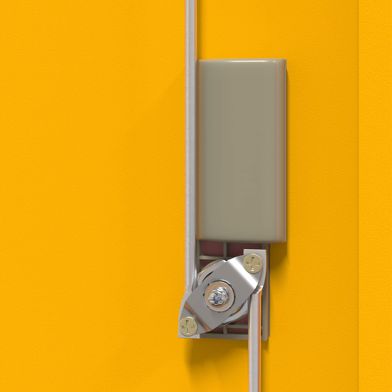 Ντουλάπι αποθήκευσης Χαμομηλί κίτρινο 60 x 40 x 40 εκ. Ατσάλι - Pakobazaar