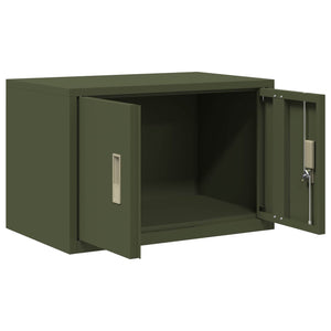 Ντουλάπι αποθήκευσης Ελιά Πράσινη 60 x 40 x 40 εκ. Ατσάλι - Pakobazaar