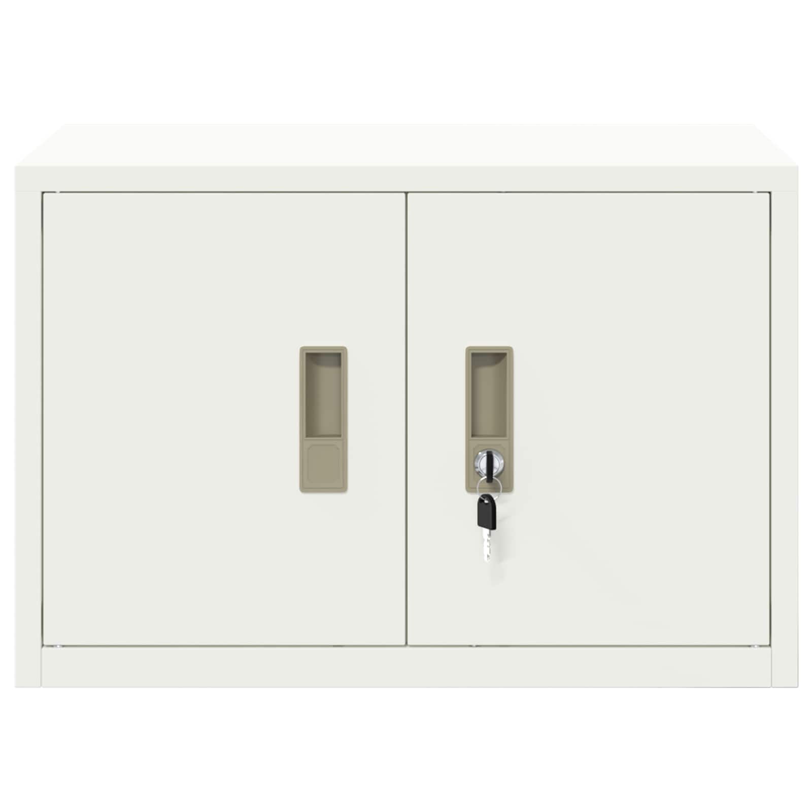 Ντουλάπι αποθήκευσης Λευκός 60 x 40 x 40 εκ. Ατσάλι - Pakobazaar