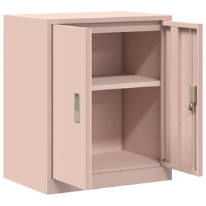 Ντουλάπι αποθήκευσης Ροζ 60 x 40 x 70 εκ. Ατσάλι - Pakobazaar