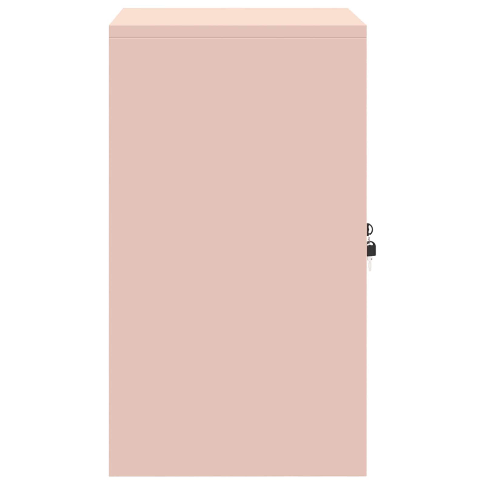 Ντουλάπι αποθήκευσης Ροζ 60 x 40 x 70 εκ. Ατσάλι - Pakobazaar