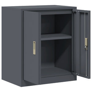 Ντουλάπι αποθήκευσης Ανθρακί 60 x 40 x 70 εκ. Ατσάλι