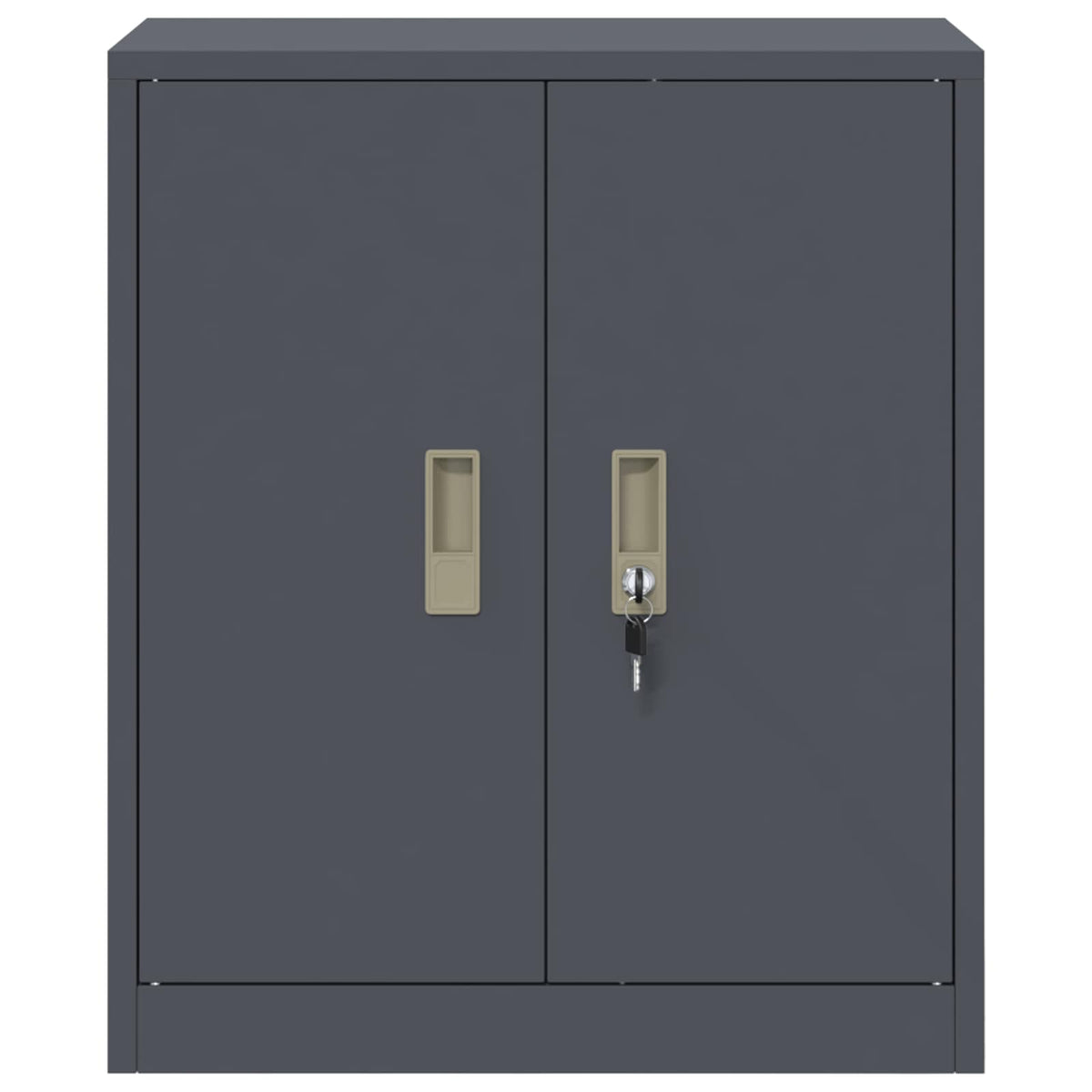 Ντουλάπι αποθήκευσης Ανθρακί 60 x 40 x 70 εκ. Ατσάλι