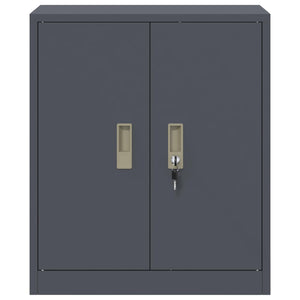 Ντουλάπι αποθήκευσης Ανθρακί 60 x 40 x 70 εκ. Ατσάλι